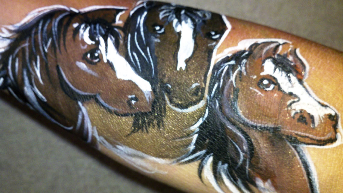 body art horses